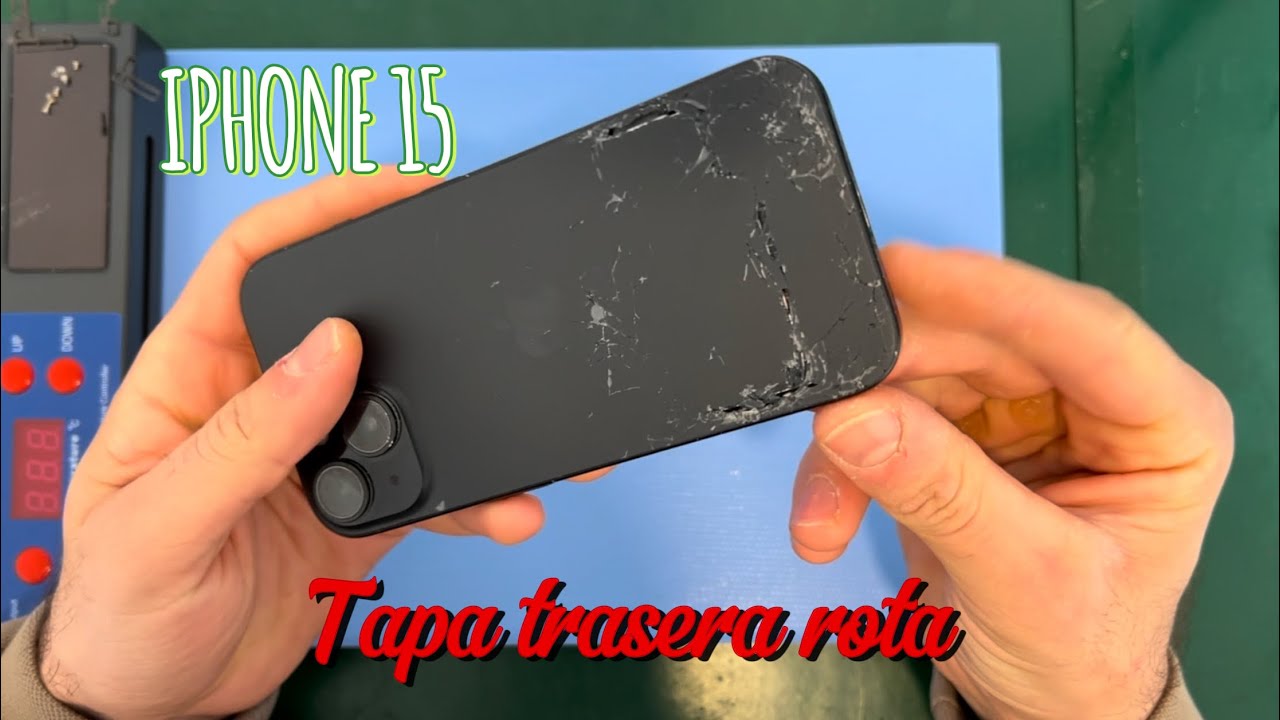 Замена задней крышки и аккумулятора на iPhone 15