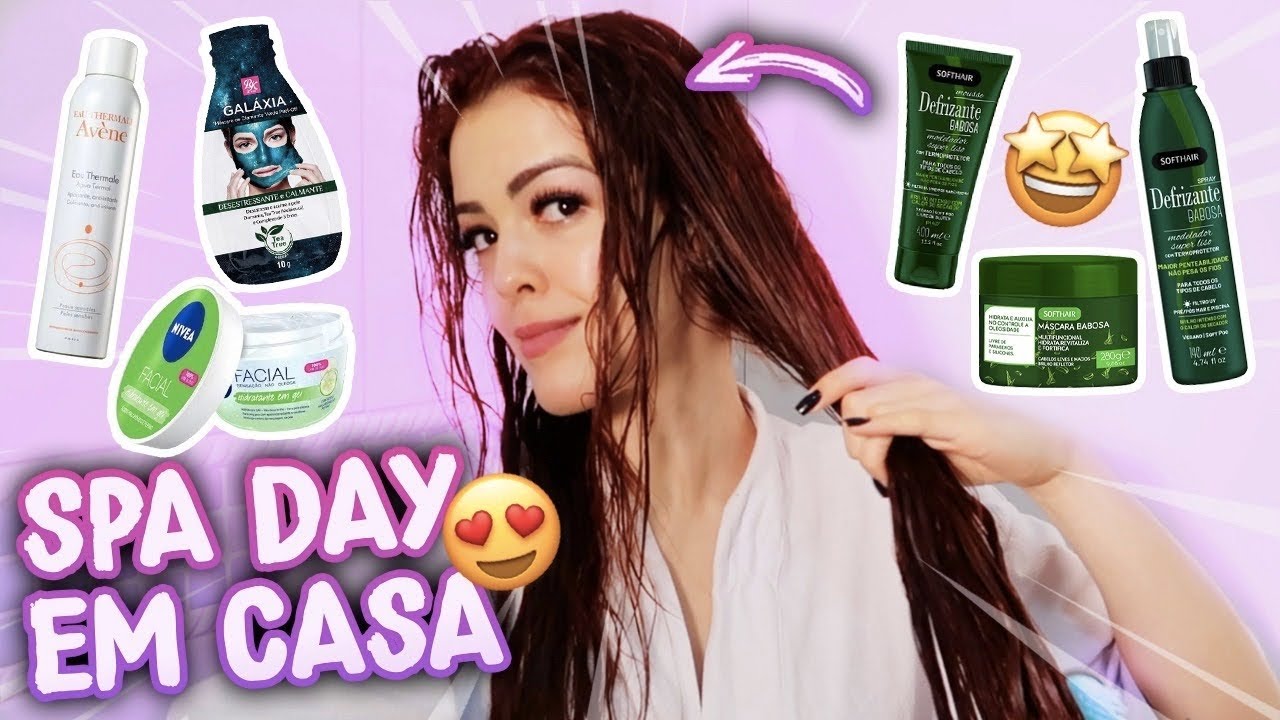 SPA DAY COMPLETO DE FINAL DE ANO| Testando NOVIDADES DE CABELO, ROSTO E CORPO