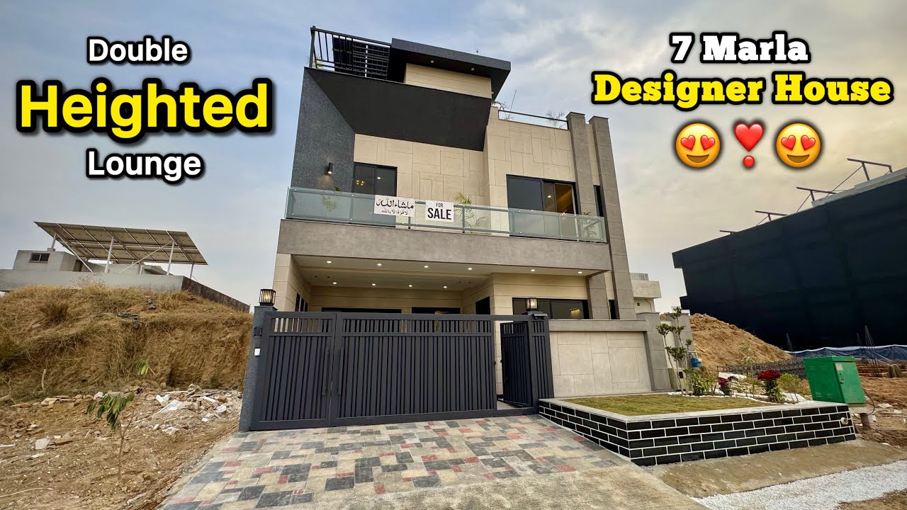 7 Marla Ultra Modern Designer House 😍😍 for Sale in B17 Islamabad #designerhouse  #b17islamabad