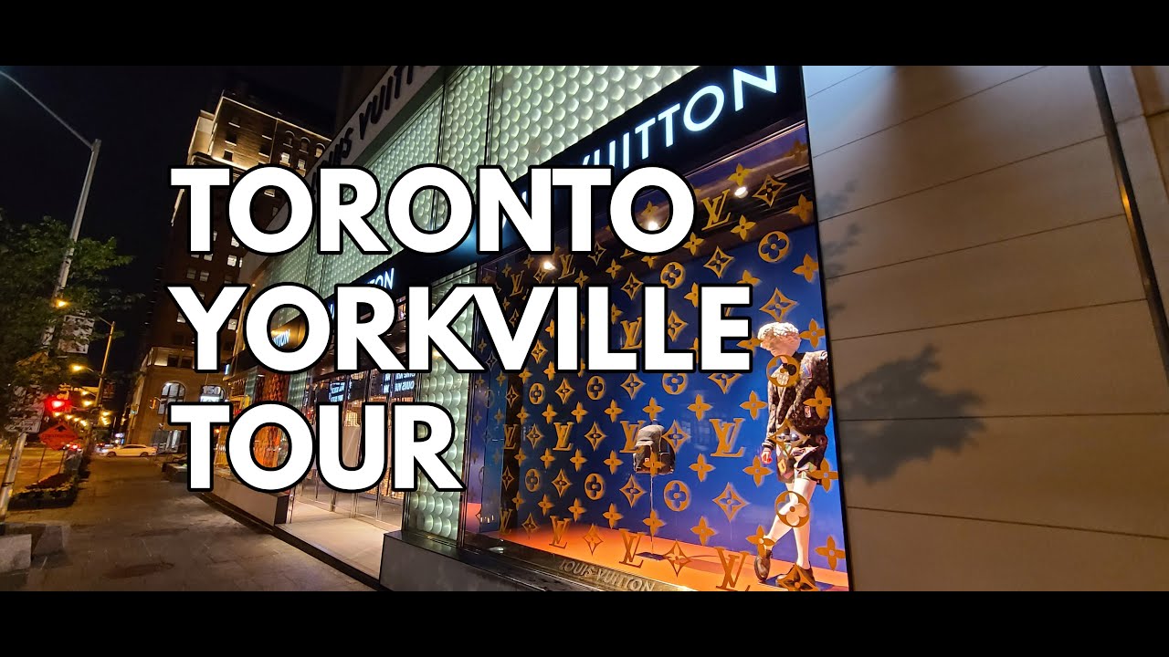 Posh Toronto Bloor Yorkville Shopping & Dining on a Weekend Summer Day July 10, 2021