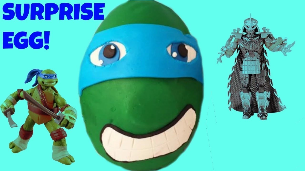 Giant Teenage Mutant Ninja Turtle Play-Doh Surprise Egg