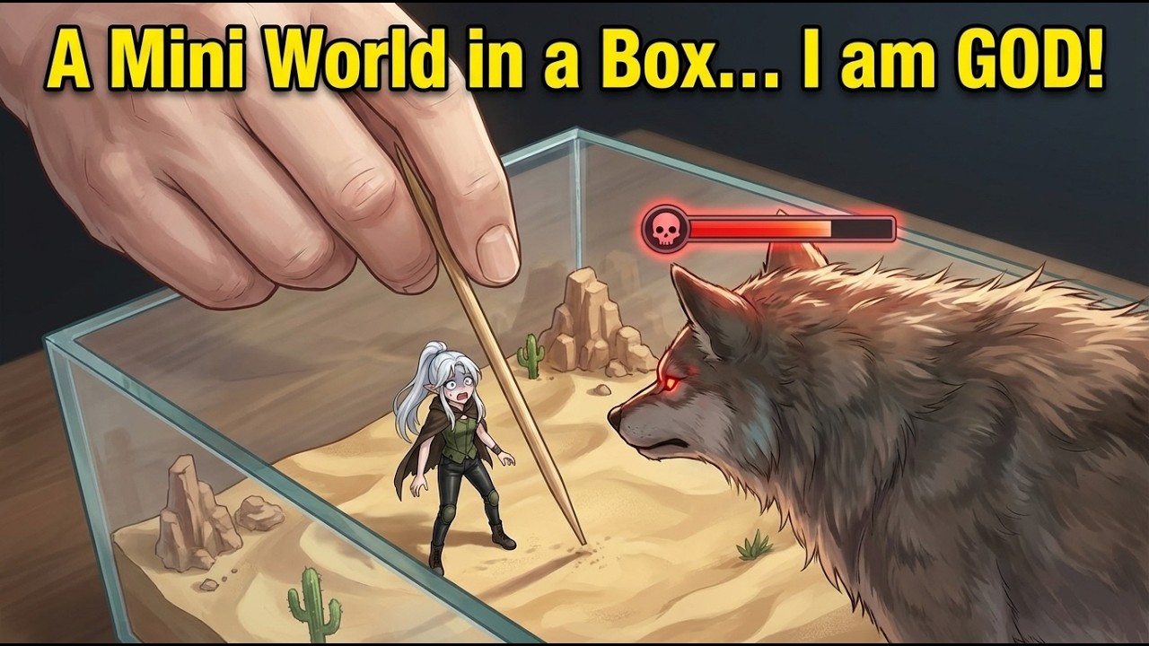 There's A Mini Magic World In My Glass Box... And I Am Their God!-Manhwa Recap