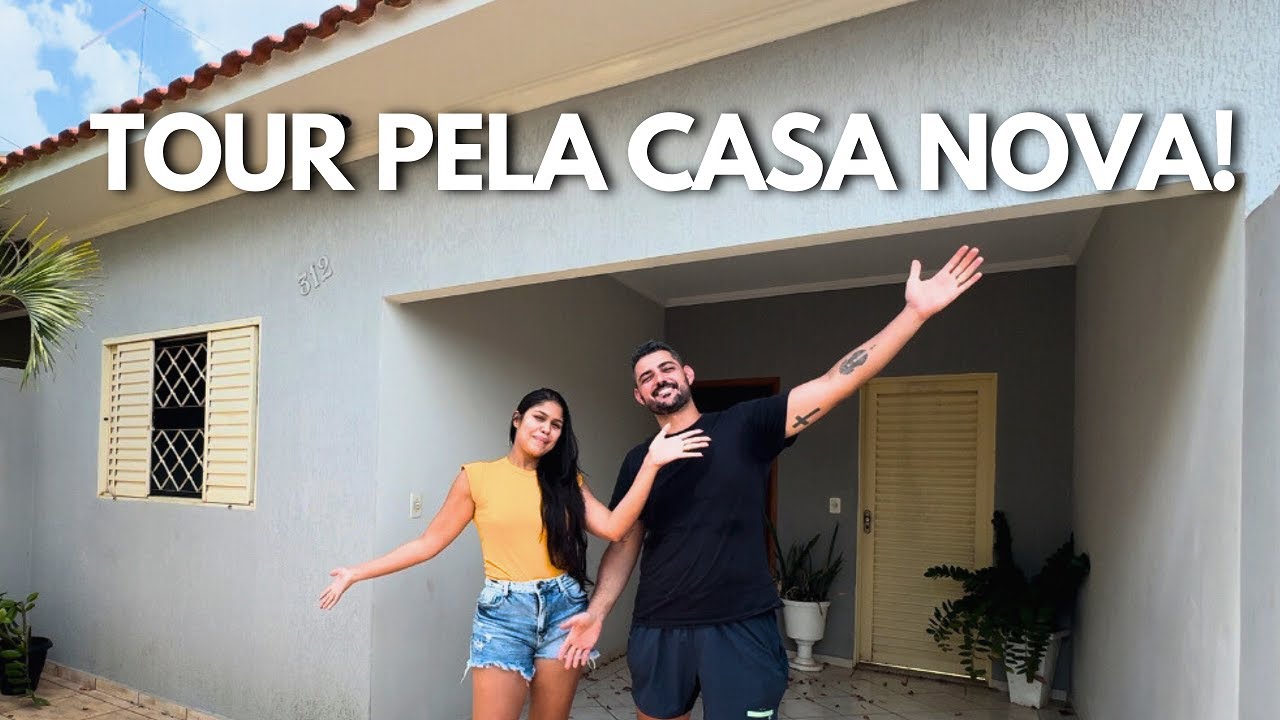 TOUR PELA NOSSA CASA NOVA!