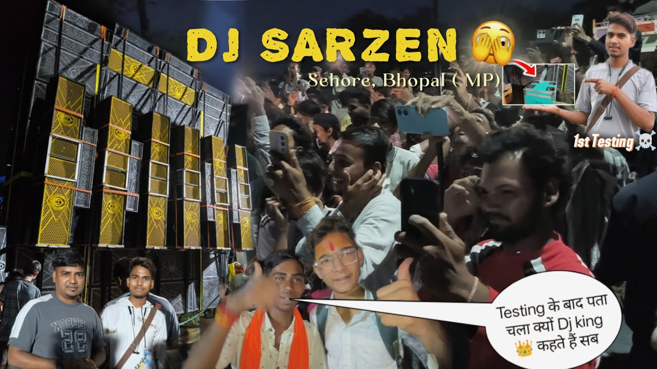 **“Dj Sarzen Sehore Bass Testing – खतरा Alert, Sound का Ultimate Test!”**@DJ SARZEN PRODUCTION
