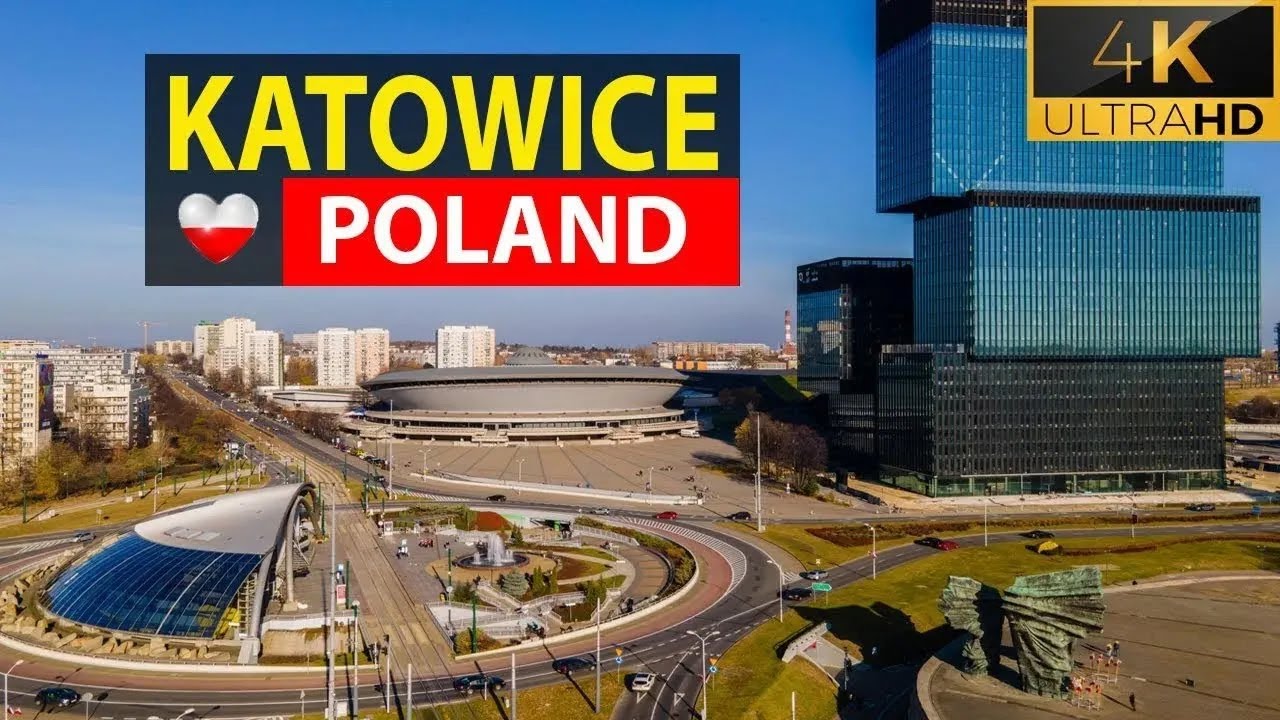 Katowice z Lotu Drona - Polska Stolica Śląska w 4K!