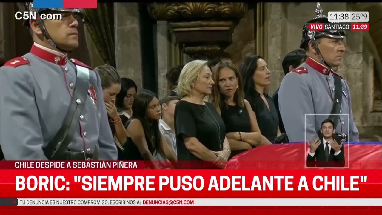 EL ÚLTIMO ADIÓS a SEBASTIÁN PIÑERA: CHILE DESPIDE al EXPRESIDENTE