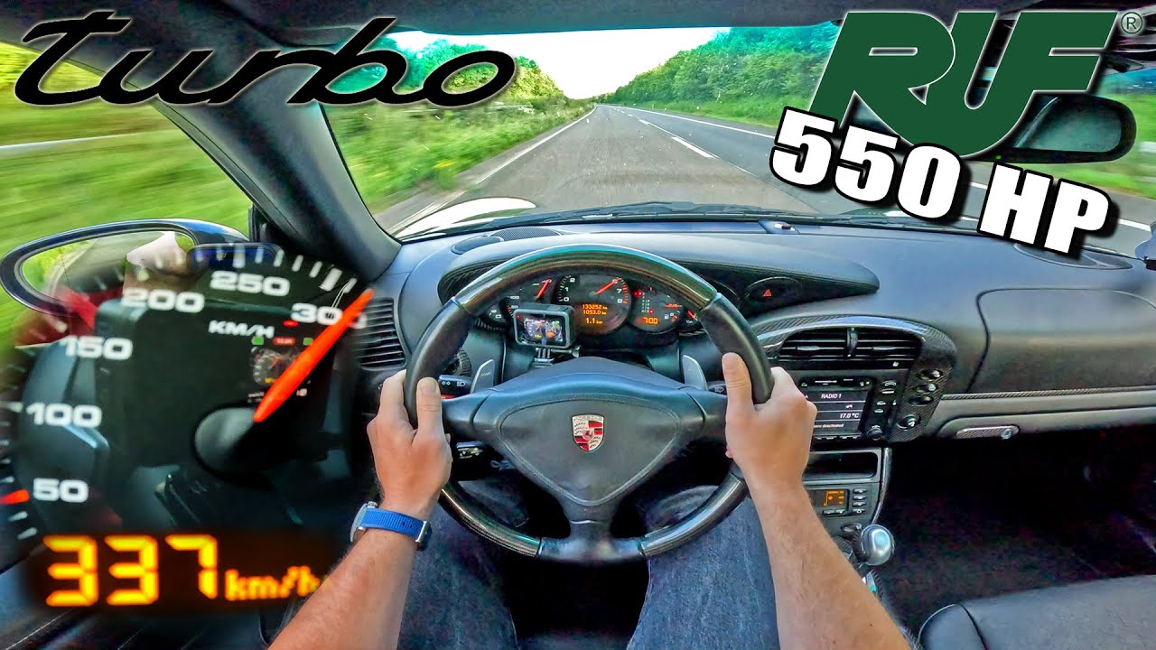 Porsche 996 Turbo RUF DESTROYS the Autobahn at Warp Speed!
