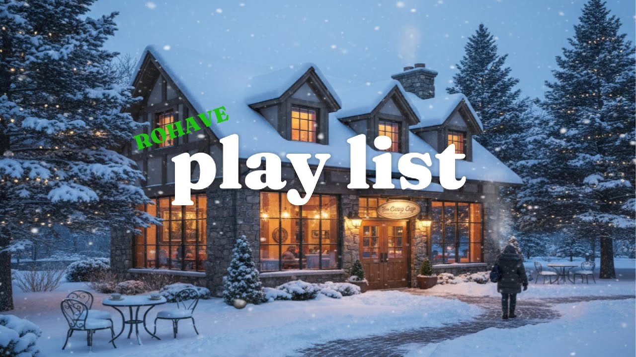 playlist ❄️ 눈 오는 날 듣기 좋은 팝 감성 노래 모음 | 겨울 카페 분위기 여자보컬 | 수면/작업/힐링 브금 🎧 Soft Winter Pop for Snowy Days