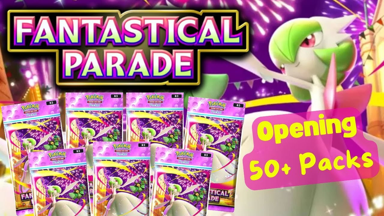 Opening FIFTY Fantastical Parade Packs! Pokemon TCG Pocket NEW Set Discussion!