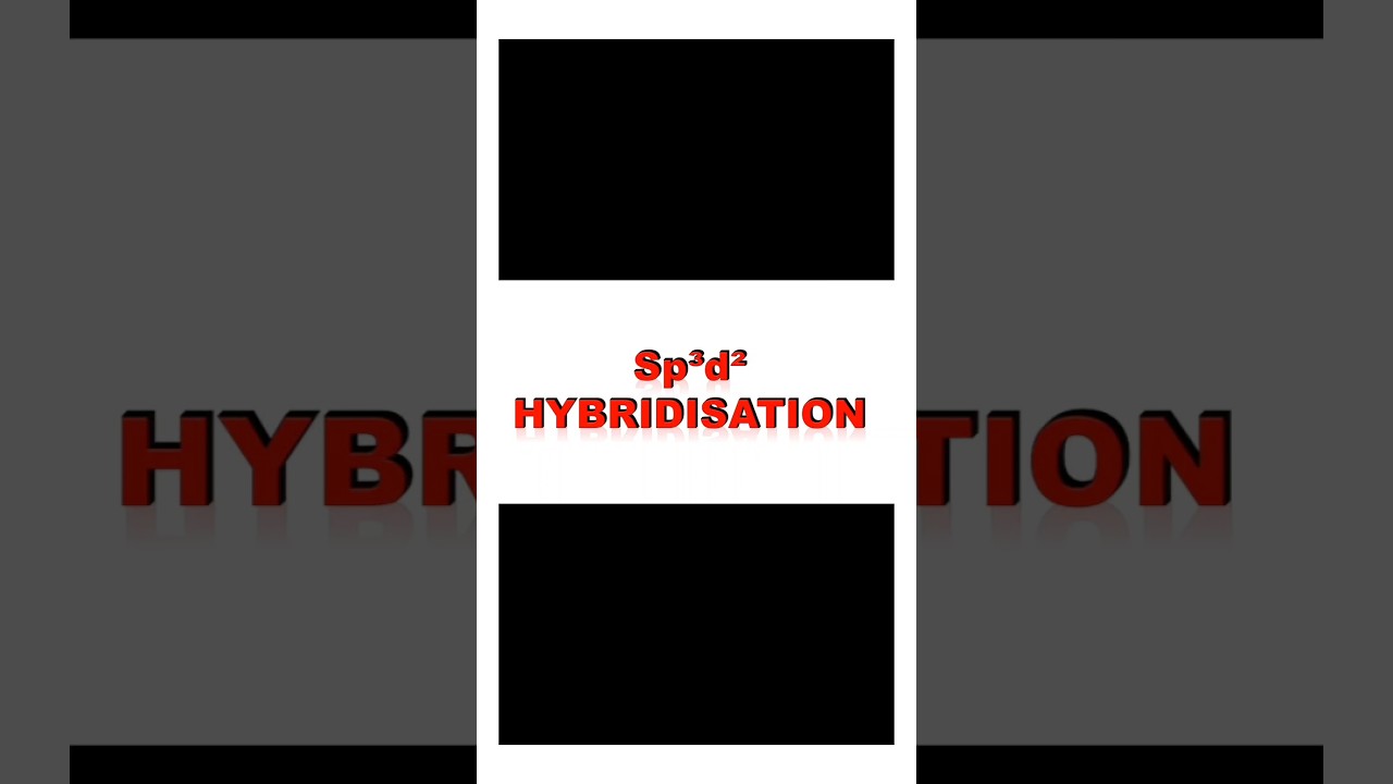 Hybridization shapes & bond angles in 3d | sp3d2 hybridization kya hota hai #shorts #hybridisation🤯