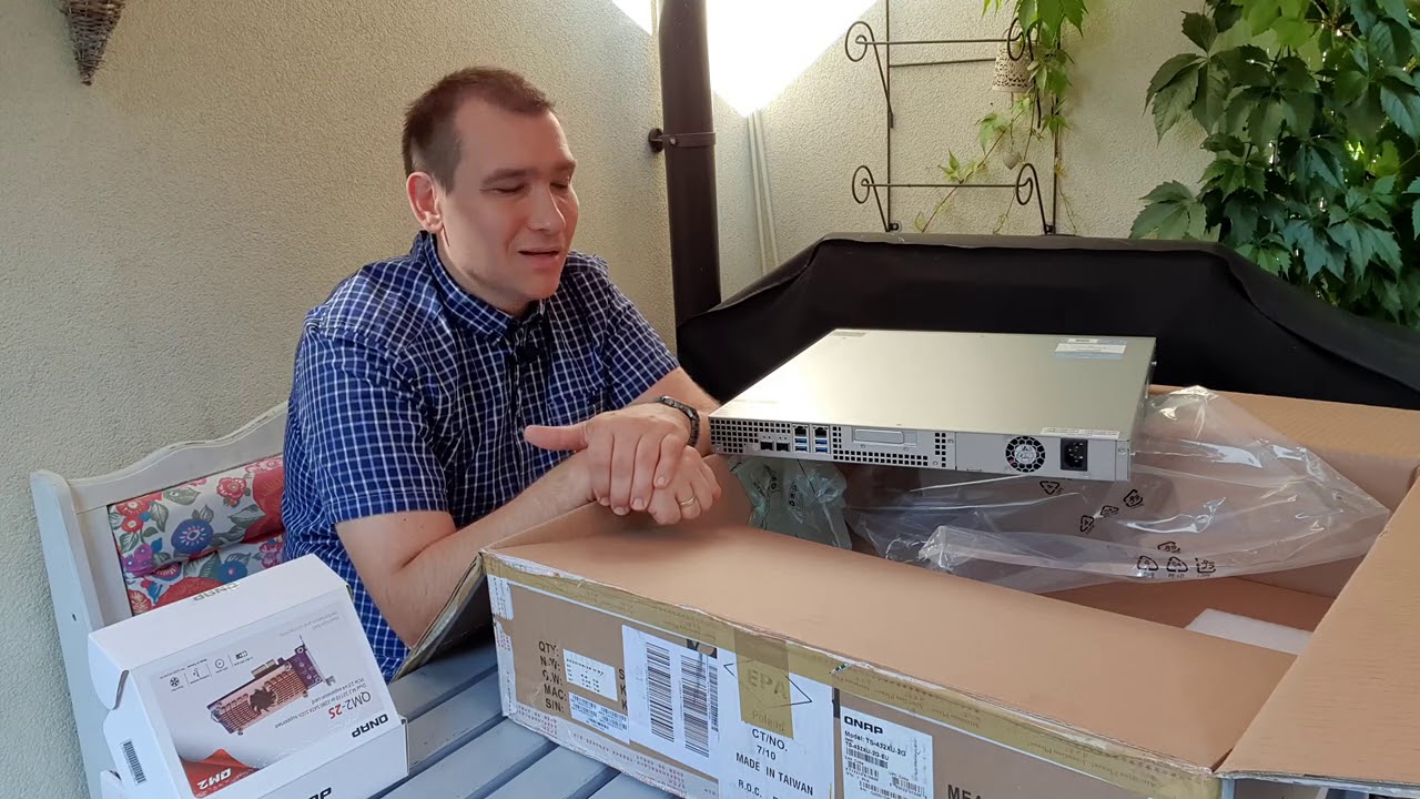 VLOG admina ztarasu#73 Unboxing serwera nas QNAP TS-432XU i o pewnych kryteriach zakupu z SFP+ w tle