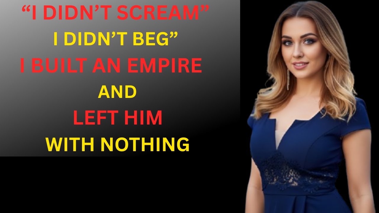 “He Cheated; I Rebuilt My Empire, Leaving Him Bankrupt and Alone”