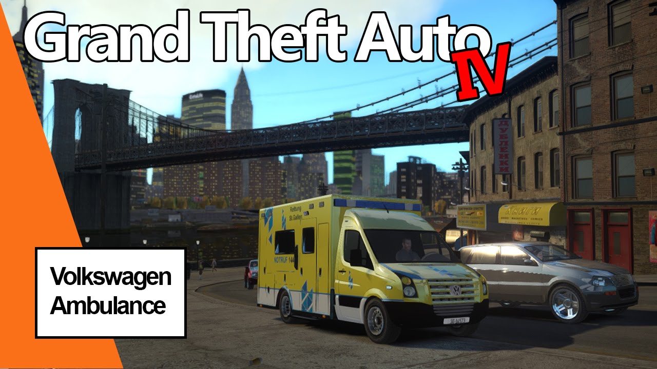 Volkswagen Crafter Rettungswagen V1 St.Gallen | Gta IV © Suisse Mod`s