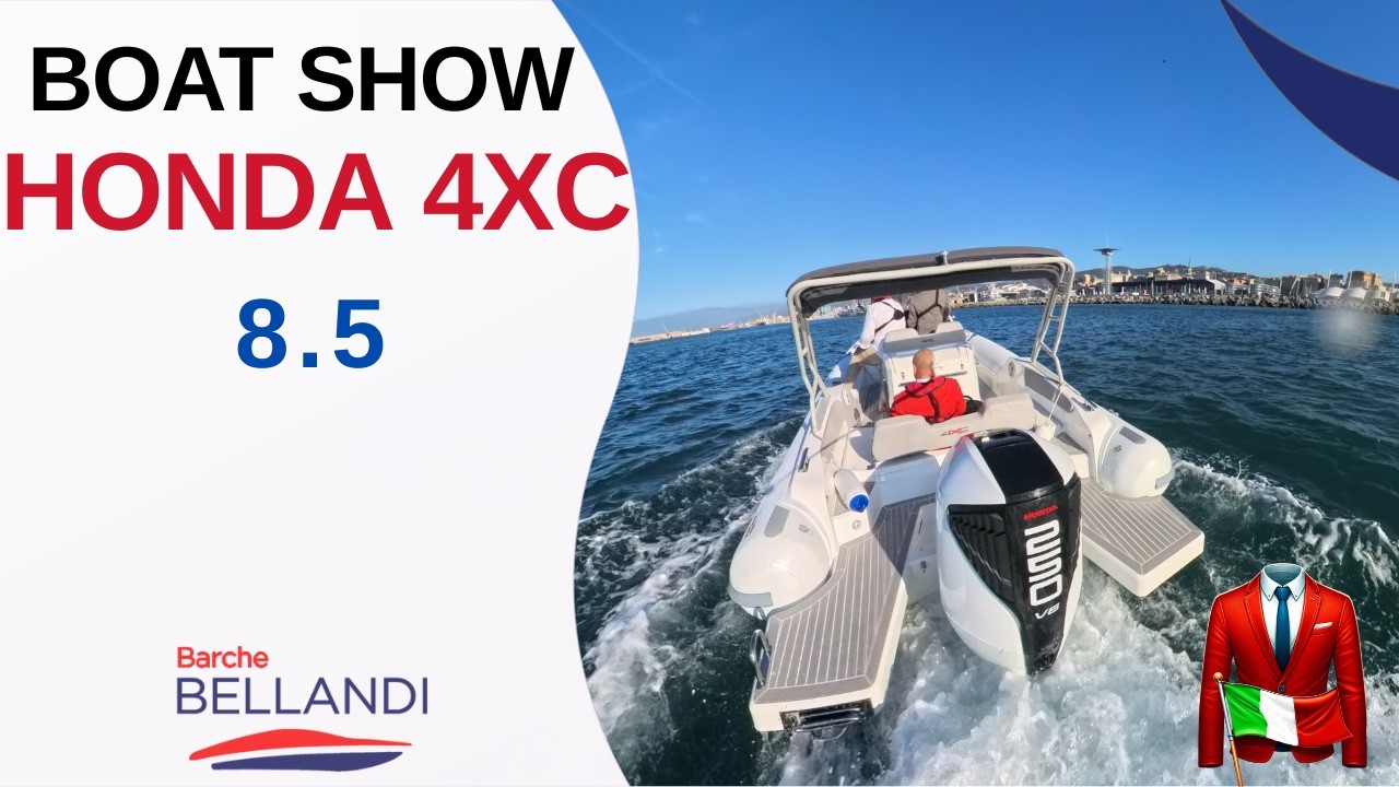40 nodi di pura adrenalina – Prova in mare dell’Honda 4XC H8.5!