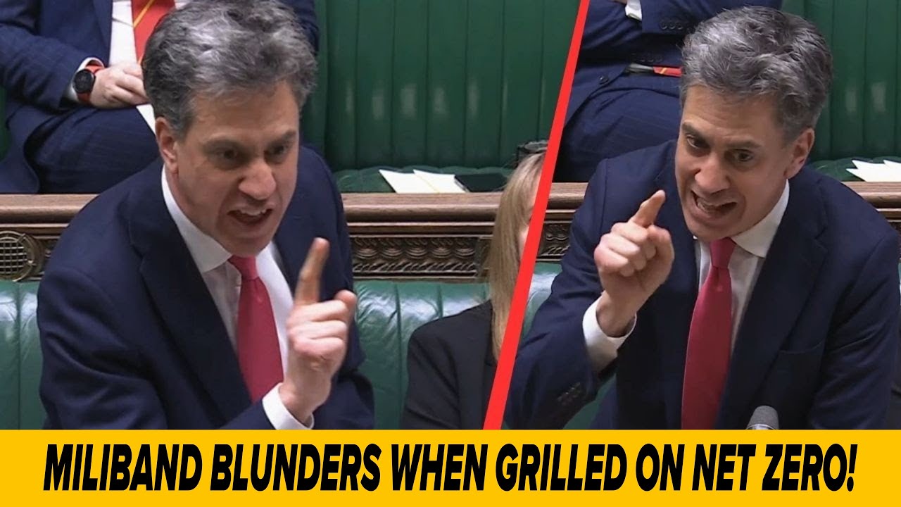 Ed Miliband HUMILIATED in Parliament Over Labour&rsquo;s Net Zero Disaster!