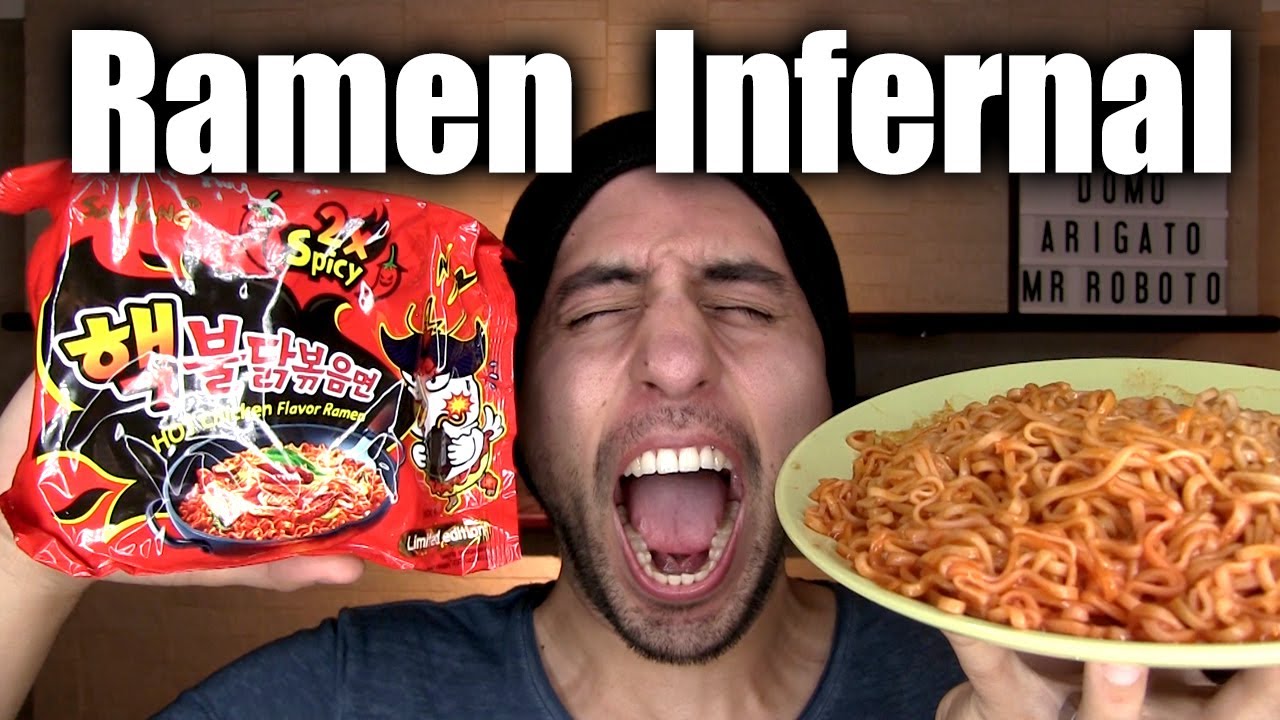 PROBANDO EL RAMEN M&Aacute;S PICOSO DE TODO EL MUNDO!!!! - ChideeTv
