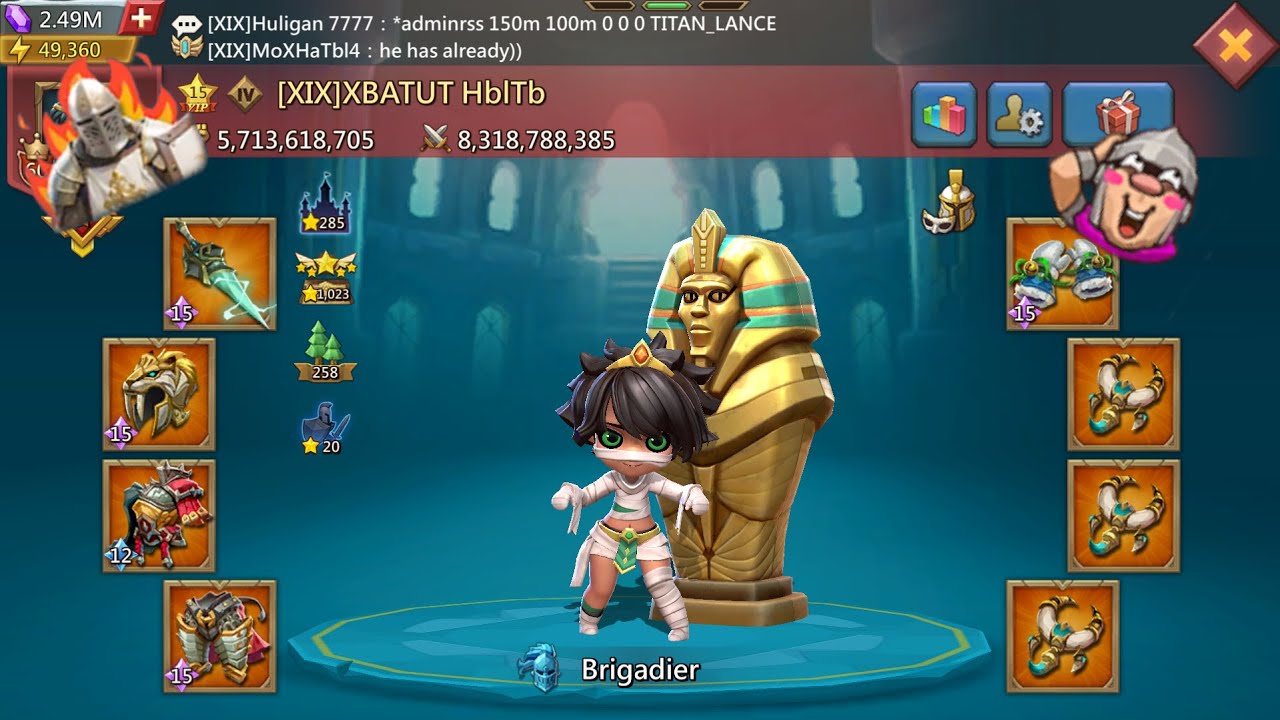 Lords Mobile Crazy Comp get zeroed, Laf family getting rallys