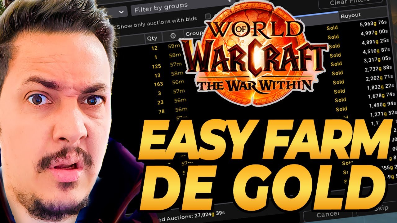 [LIVE] DICAS E FARM DE GOLD  #10 #WOW #canalnoobgo #skinscs2