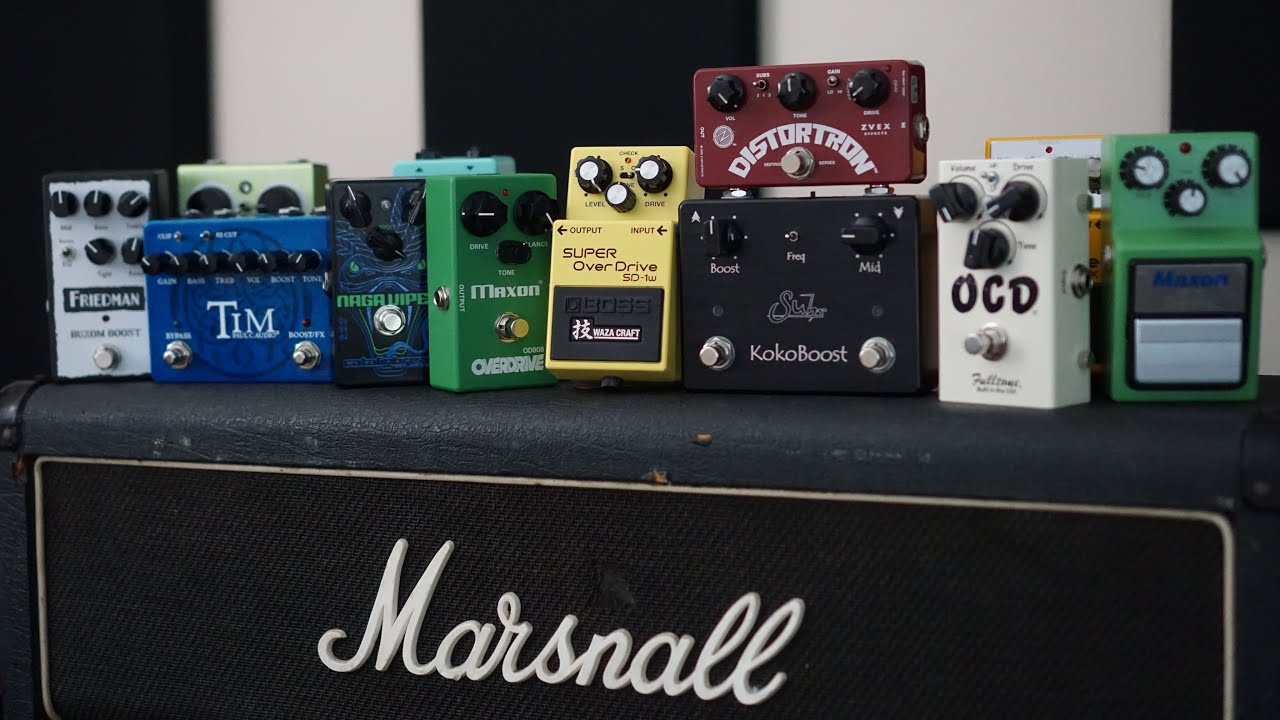 The Boost Shootout: Fulltone, Suhr, Friedman, Tim, Maxon, Boss, ZVEX, Way Huge, Catalinbread