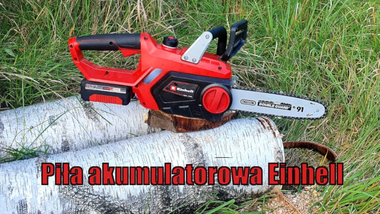 Dorówna spalinowej ?! Piła łańcuchowa akumulatorowa Einhell GC-KS 18 Li OREGON | Testy i recenzja