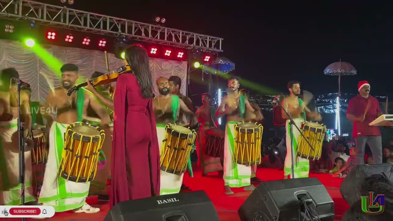 പഴനിമല മുരുകനു പള്ളി വേലായുധം ,  #violin #chenda #narasimham #live4u #fusionmusic #songs #music 