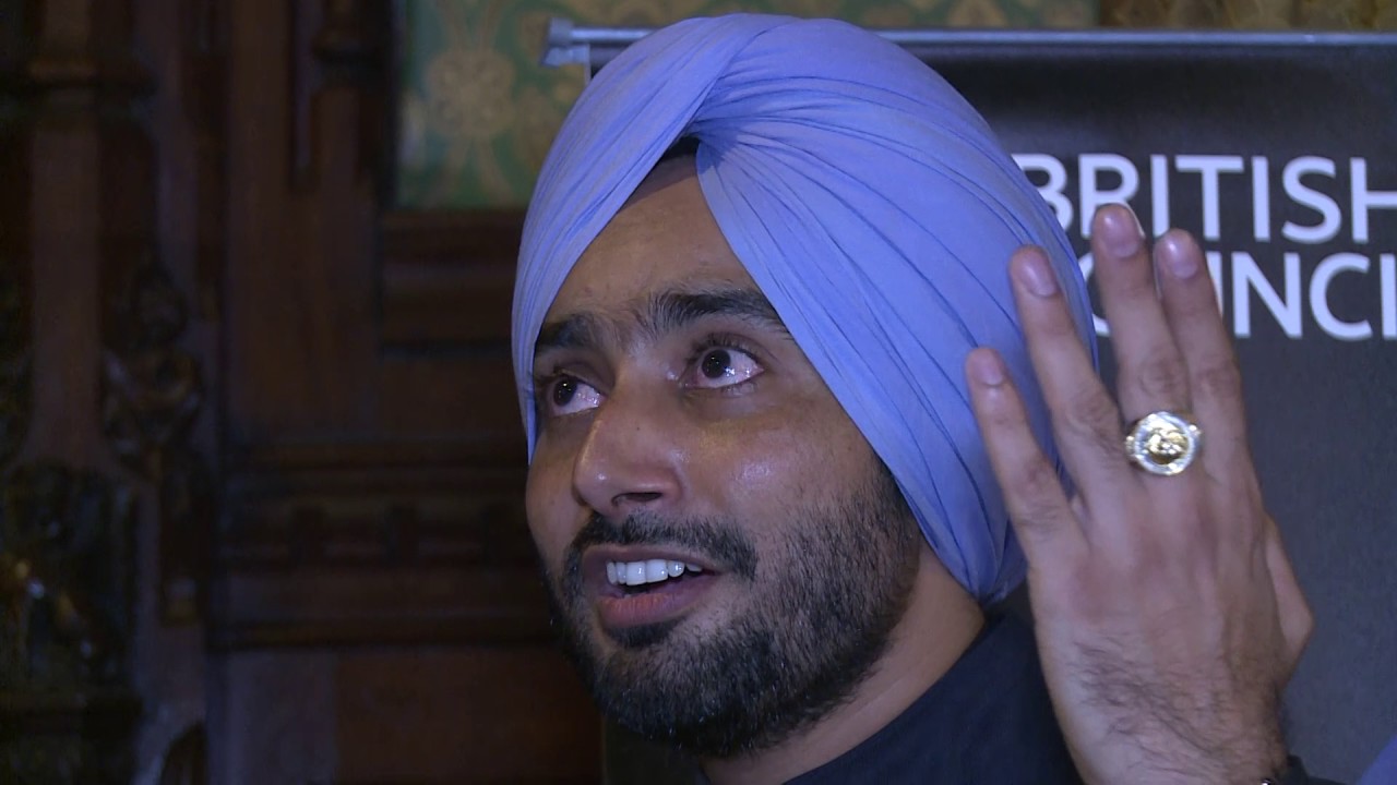 Satinder Sartaaj at The Houses of Parliament for The Indian Awards 2017. The Black Prince Movie