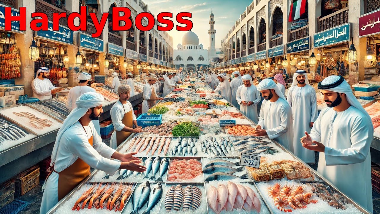 Ras Al Khaimah Fish Market | UAE | 4k | 2024 | Hardy Boss