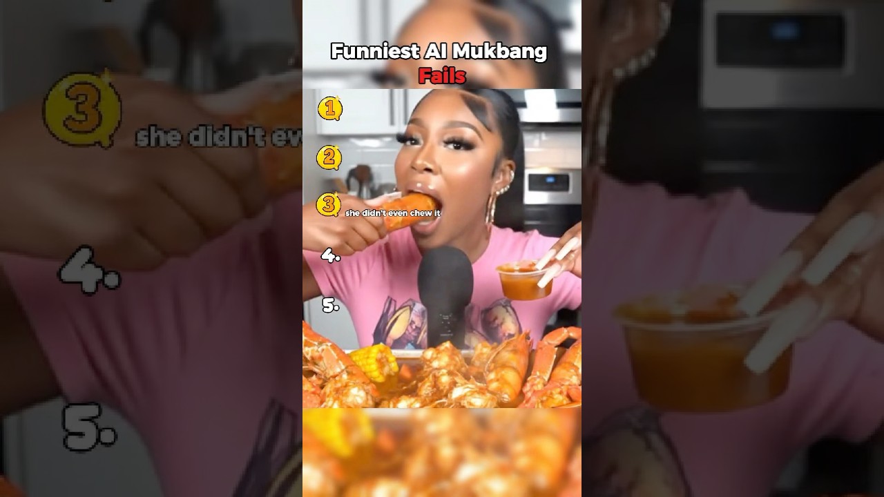 These AI mukbangs are actually broken 😂