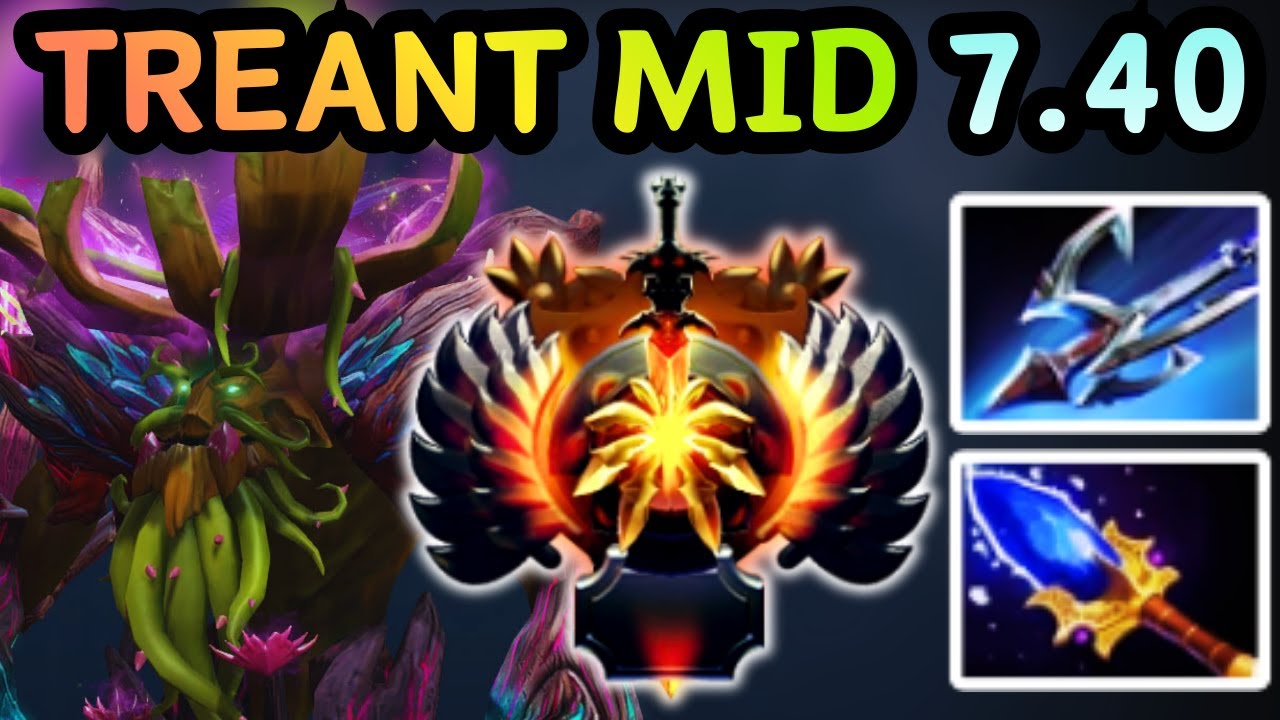 🔥 NEW PATCH 7.40 !!! REWORK TREANT PROTECTOR MID TOO TANKY TO DIE | DOTA 2 GAMEPLAY 🔥