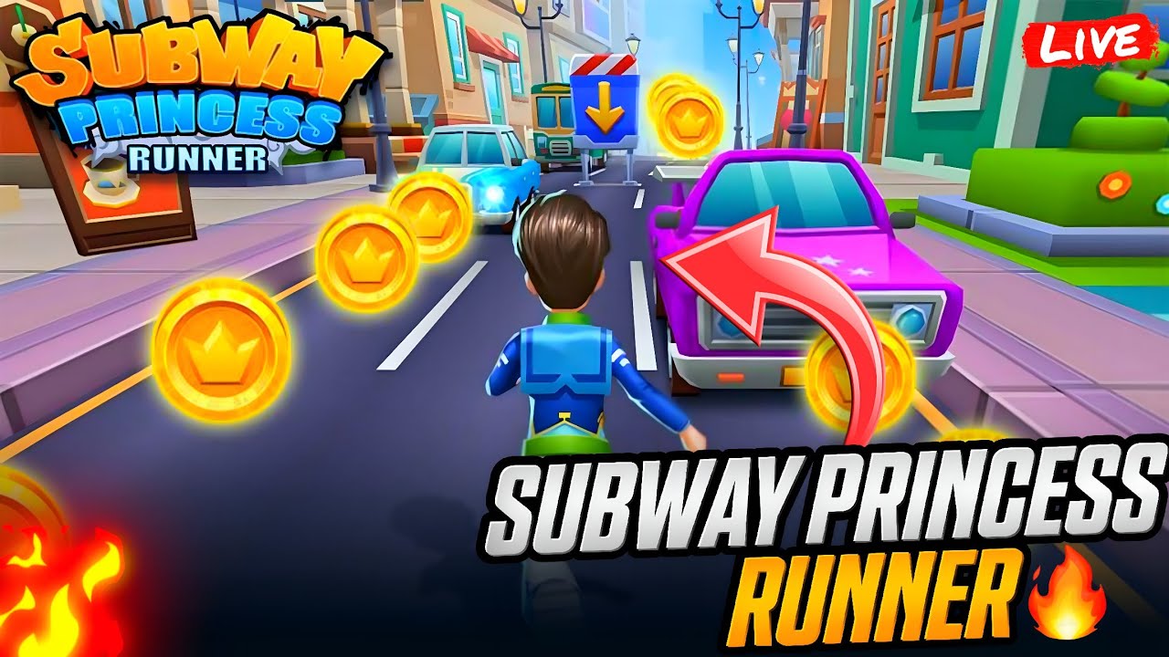 SUBWAY PRINCESS RUNNER LIVE WITH 47KING 🔥
