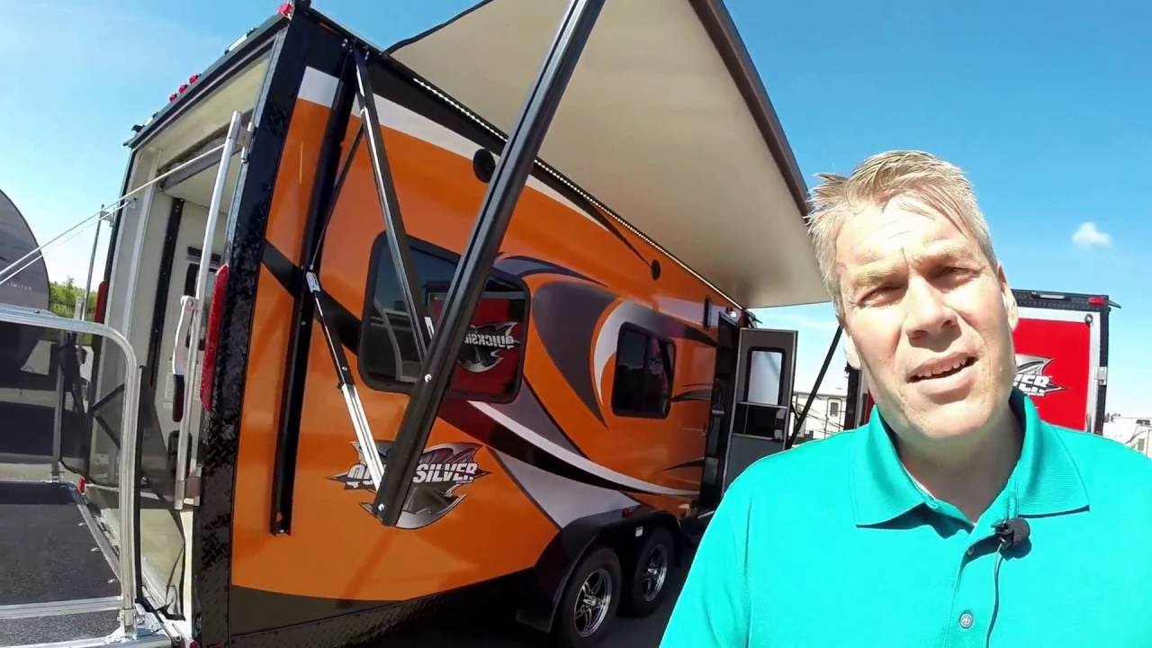 2017 Livin' Lite Quicksilver 7'x20' Toy Hauler only 3,942 Pounds!