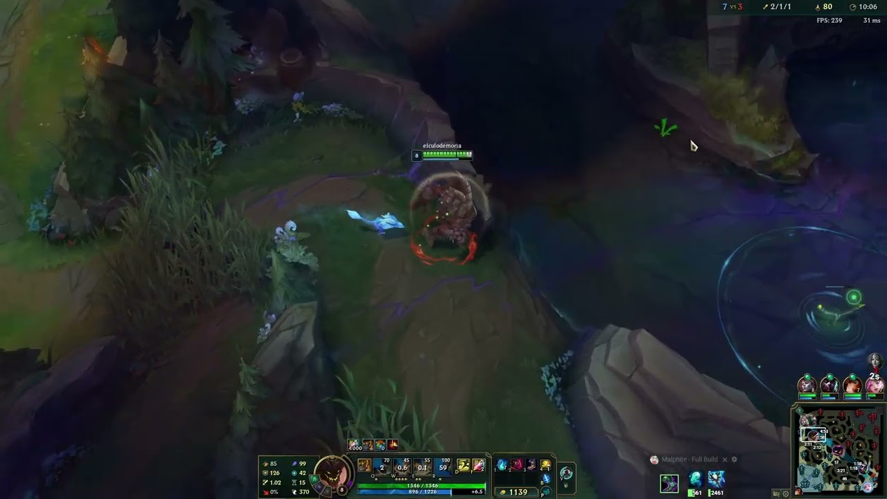 Partida malphite easy+ rendicion de equipo enemigo