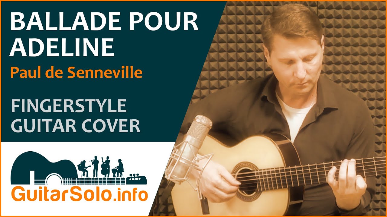 “Ballade pour Adeline” на гитаре. Ноты и табы