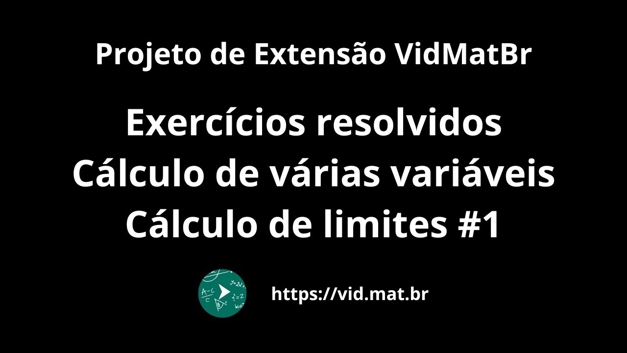VidMatBr - Exercícios resolvidos: Cálculo de limites #1