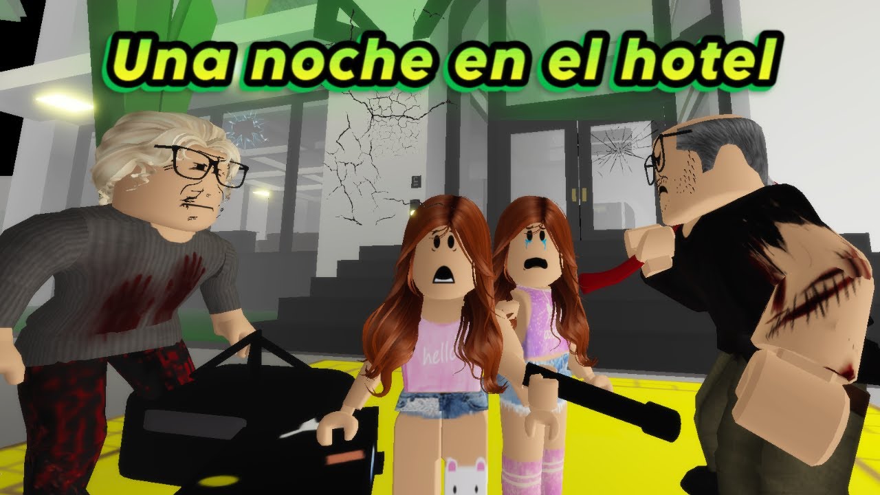 UNA NOCHE EN EL HOTEL 😟😧 HISTORIA ROBLOX BROOKHAVEN
