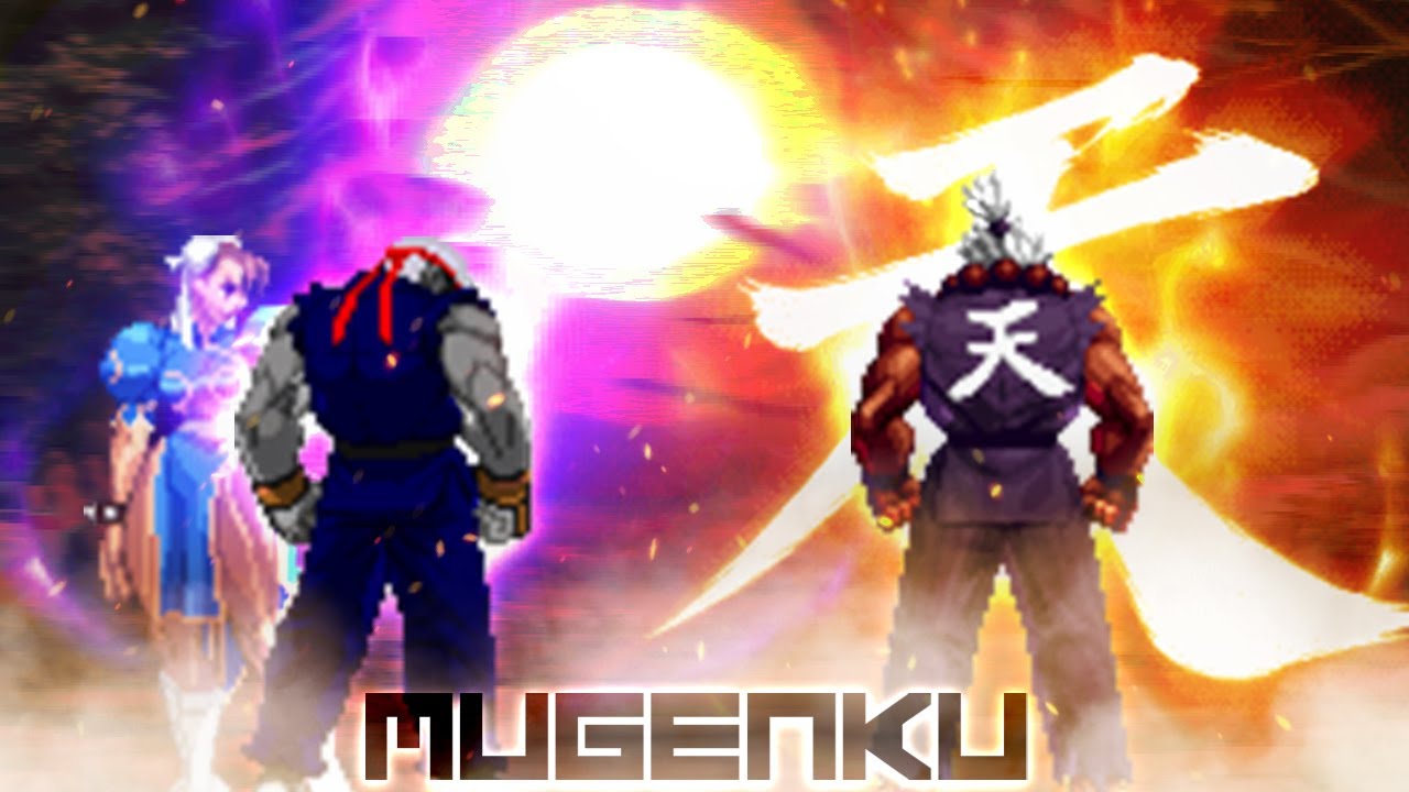 Epic Godlike! Omega God Ryu vs Shin Akuma. Street Fighter MUGEN Multiverse