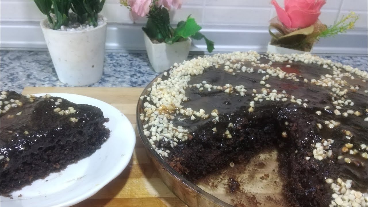 احلى والذ بسبوسة كيك بالتفاح والشكلاطة  معلكة و هشيشة تستحق التجربة 😋👌👍🌹🌹🌹🌹