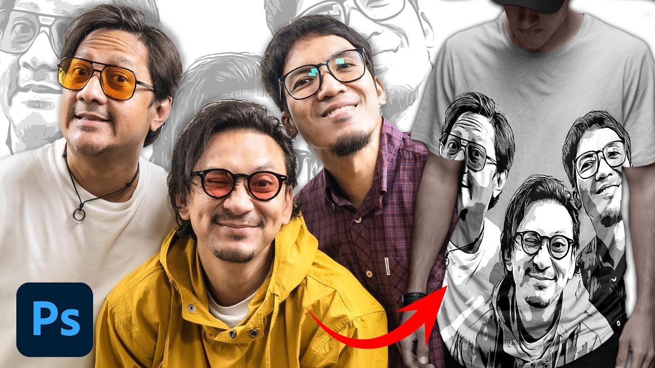 CARA MUDAH DAN CEPAT BIKIN VECTOR DI ADOBE PHOTOSHOP - TUTORIAL ADOBE PHOTOSHOP 2022