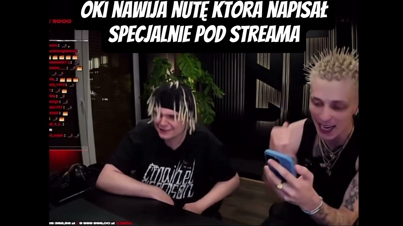 Oki freestyle na streamie Multiego