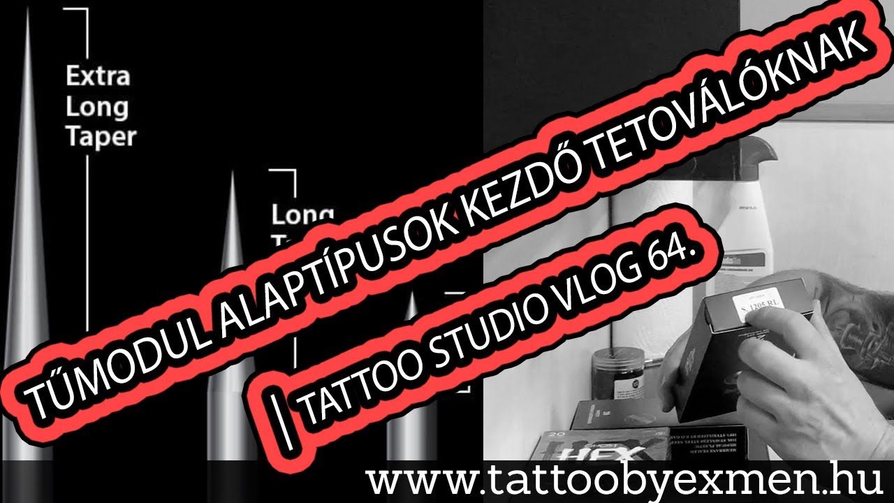 TŰMODUL ALAPTÍPUSOK KEZDŐ TETOVÁLÓKNAK | TATTOO STUDIO VLOG 64.  (Ti kértétek!)