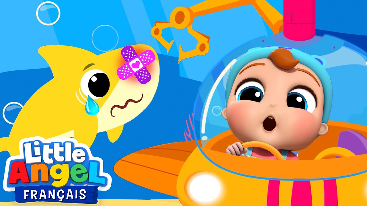 Bébé Requin a un Bobo - Comptines pour Bébé | Little Angel Français