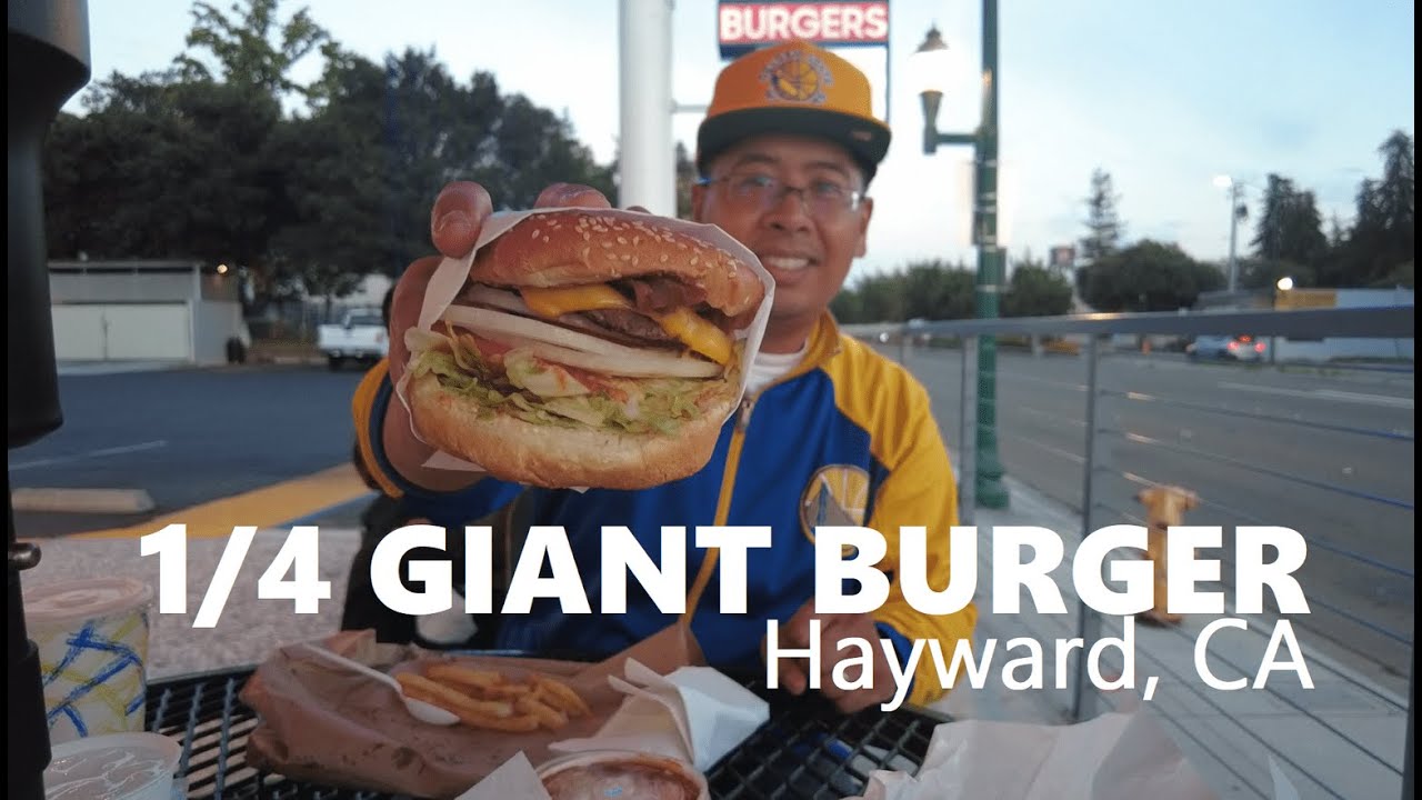 WHAT TO EAT l 1/4 Giant Burger - Hayward, CA