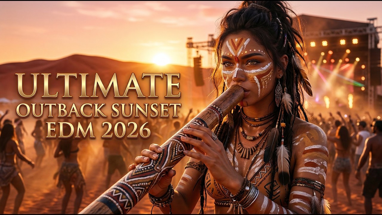 Ultimate Outback Sunset EDM 2026 | Deep Aussie Tribal House & Golden Hour Melodic Bass