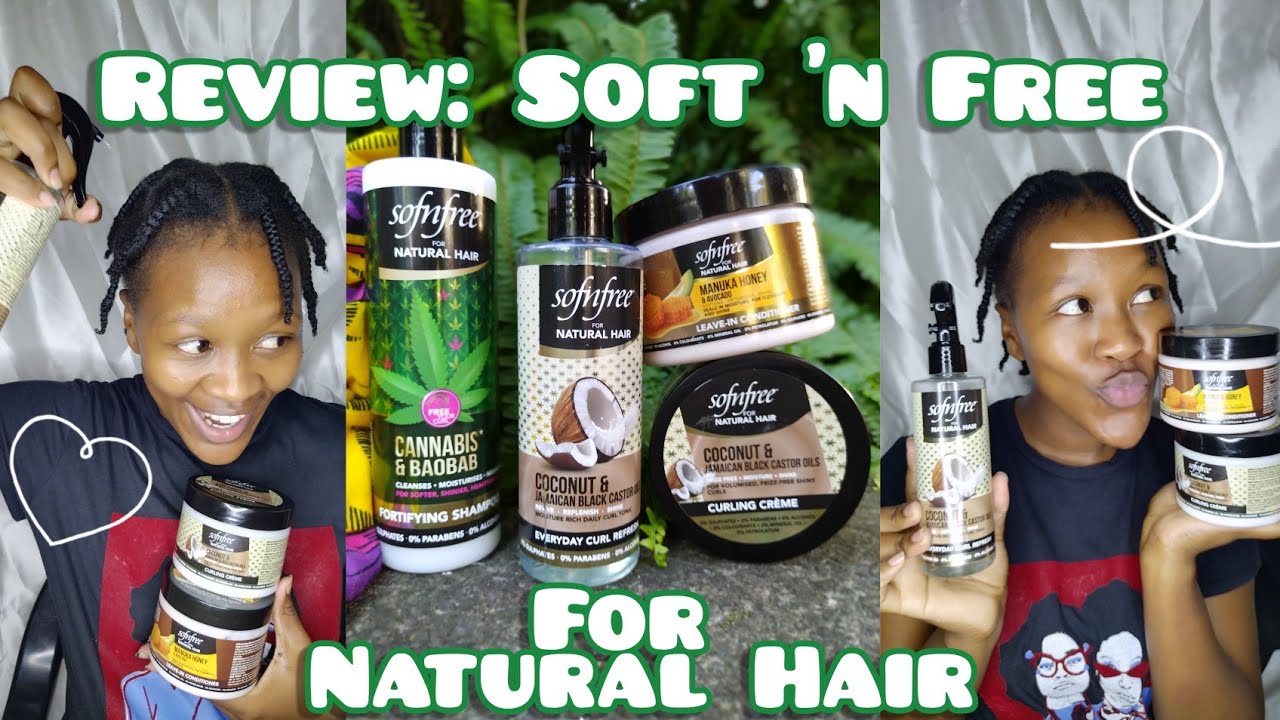 Review: Sofnfree for natural hair|Moisturising routine|type 4c hair|LOC method|Coco Mtyeku