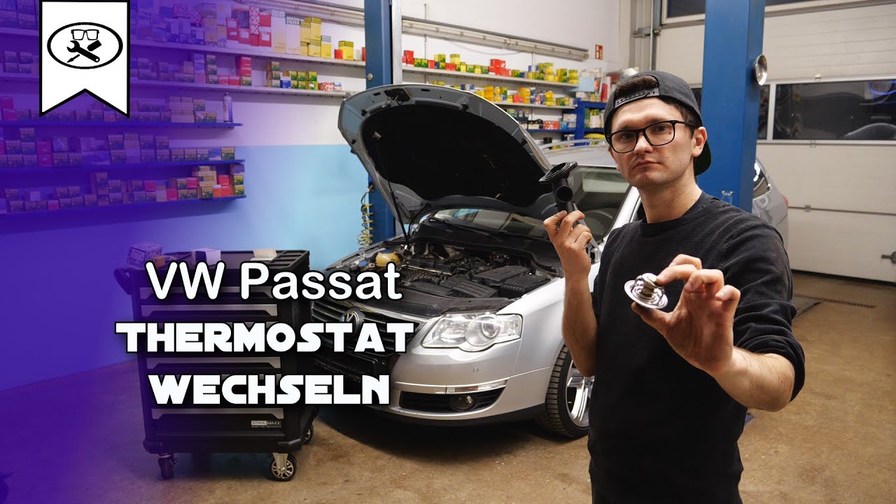 VW Passat 3C B6 Thermostat wechseln | VW change thermostat | VitjaWolf | Tutorial | HD |