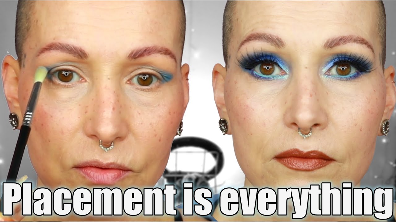 EYESHADOW PLACEMENT OVER 40! ..How to NOT make your eyes look like they are hanging😅