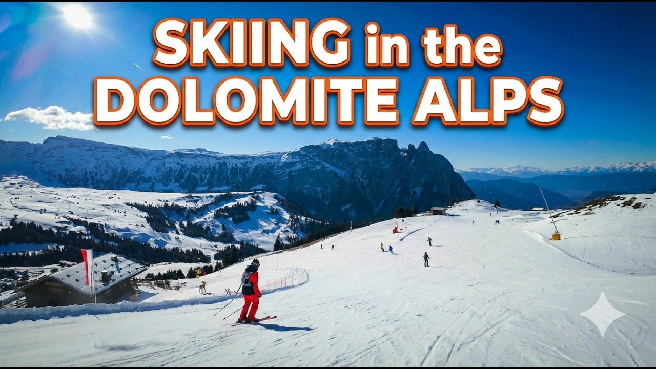 Skiing in the Dolomite Alps (Alpe di Siusi, Val Gardena, Alta Badia, Latemar, Carezza)