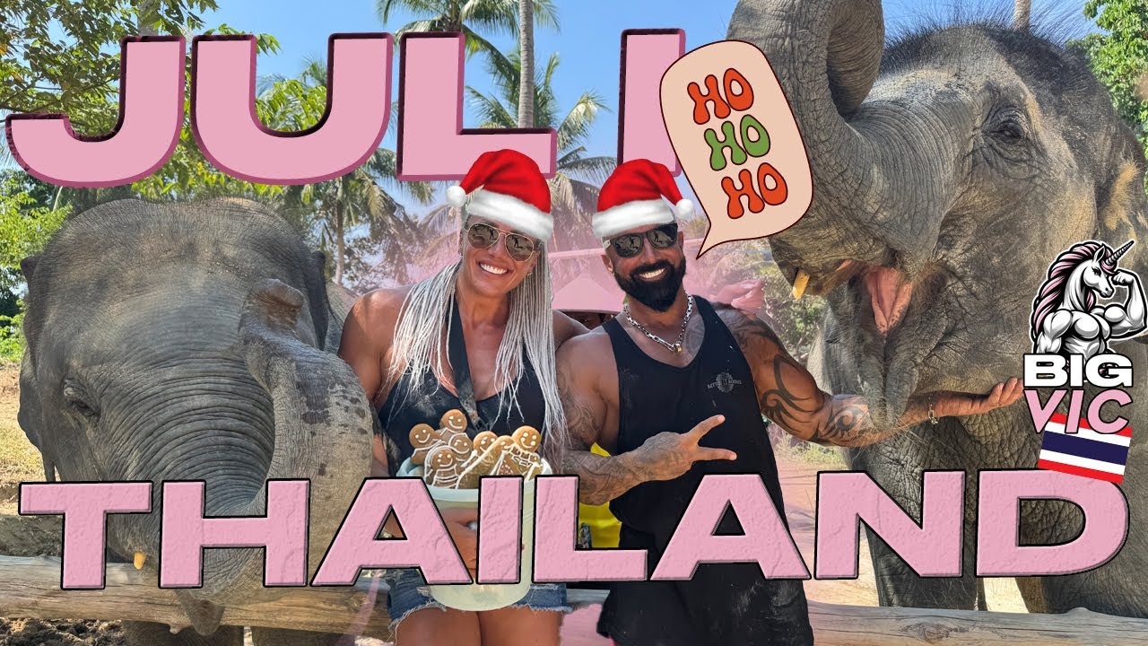 Vår julafton i Thailand – från besvikelse till magisk elefantdag!