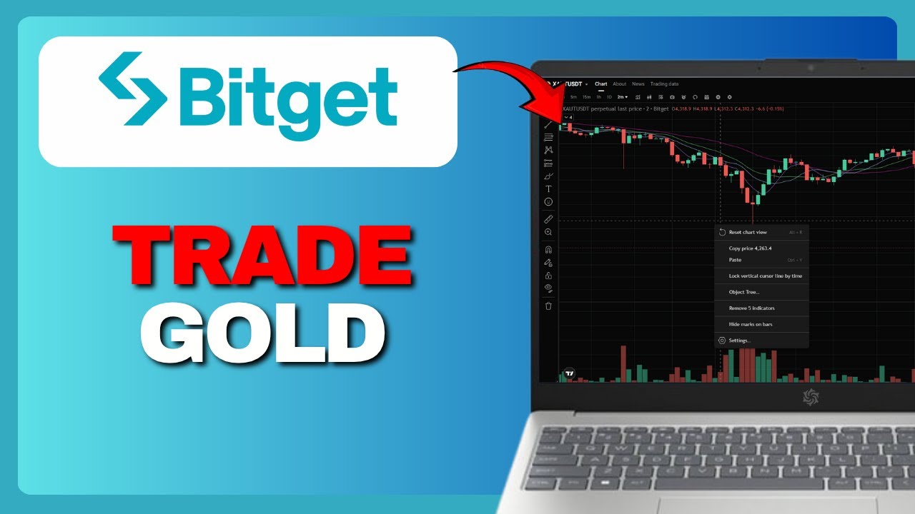 Как торговать золотом на Bitget 2025!