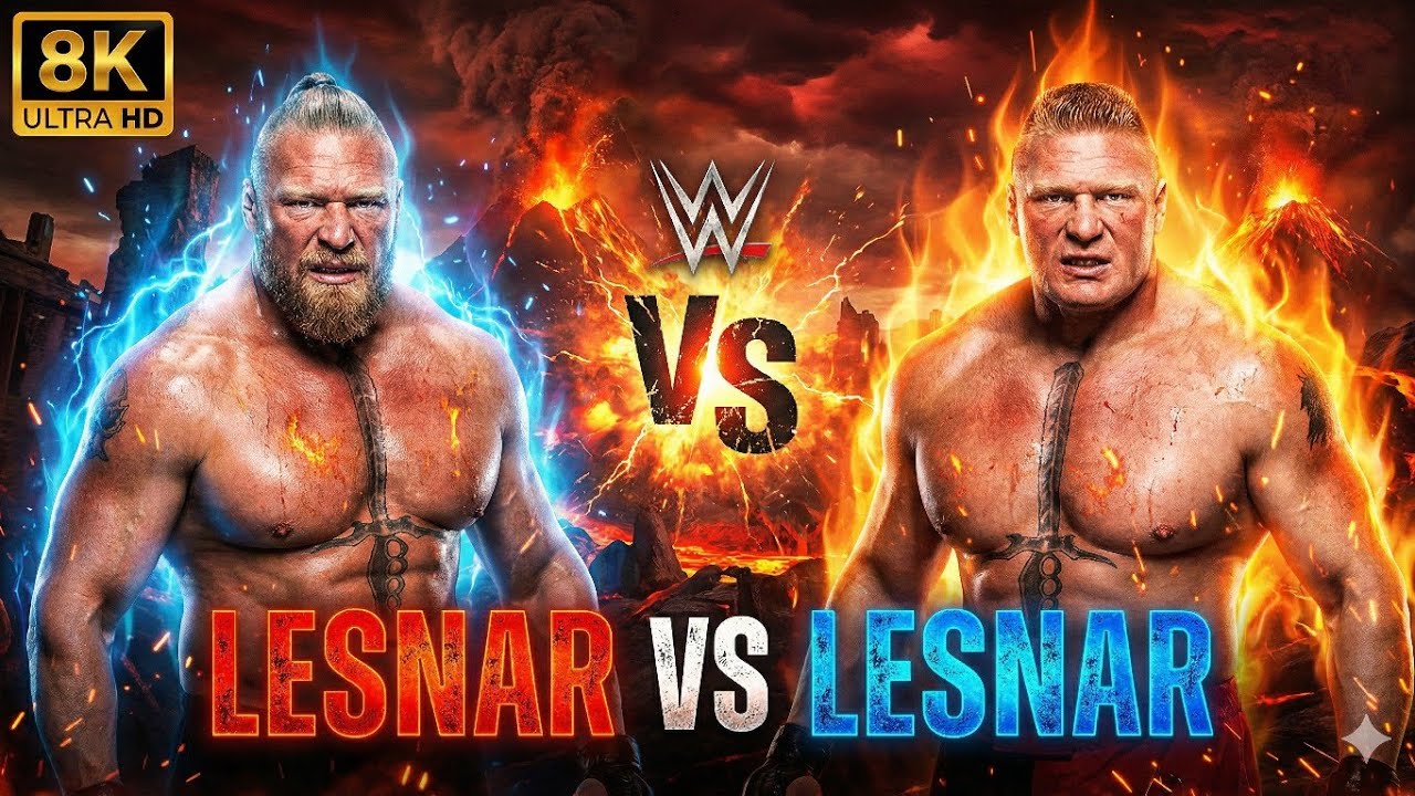 🔥 Brock Lesnar 2014 vs Brock Lesnar 2025 | Beast vs Beast | WWE Dream Match 🔥